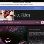 Alice Kitten Member Login