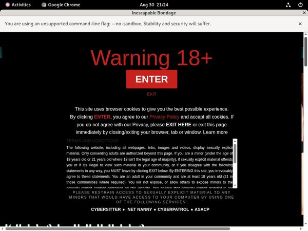 Bondage Inescapable Premium Password