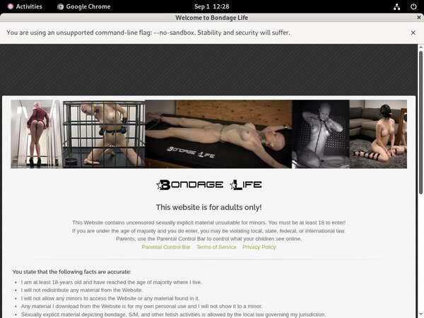 Bondagelife Renew Password