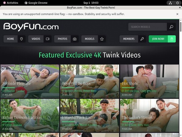 Boy Fun Discount Special