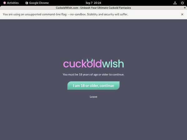 Cuckoldwish Offer