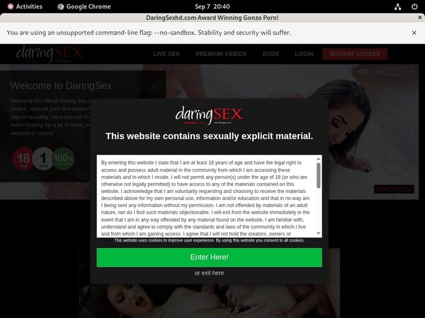 Daringsexhd.com Valid Account Daringsexhd.com Valid Account