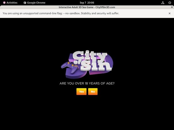 Discount Price City Of Sin 3D