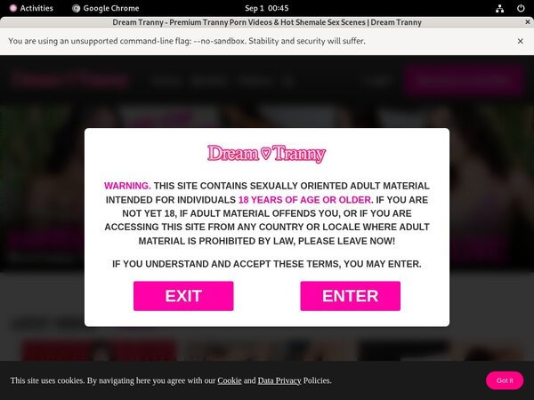 Dream Tranny Get Trial Membership