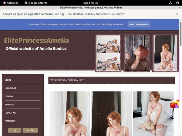 Eliteprincessamelia Member Passwords