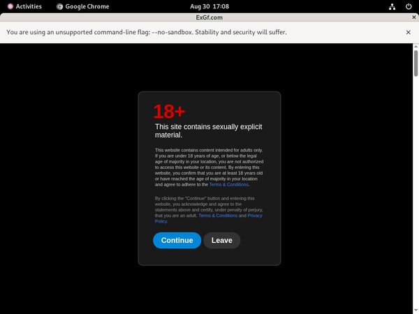 Exgf Website Password