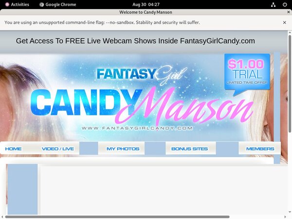 Fantasy Girl Candy Bio