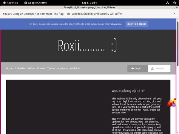 FoxxyRoxii Discount Urls