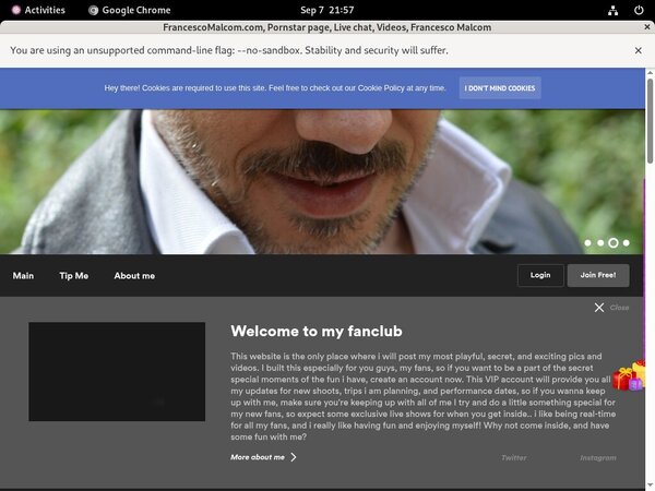 FrancescoMalcom.com Allow Paypal