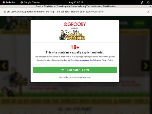 Franks-tgirlworld.com 2020