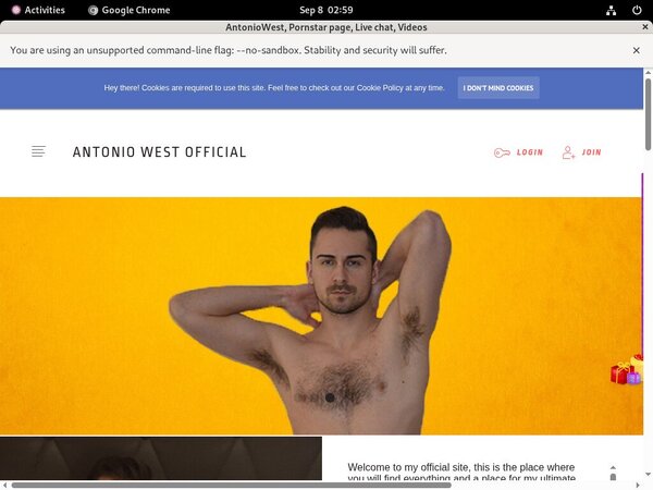 Free Antoniowestofficial Login And Pass