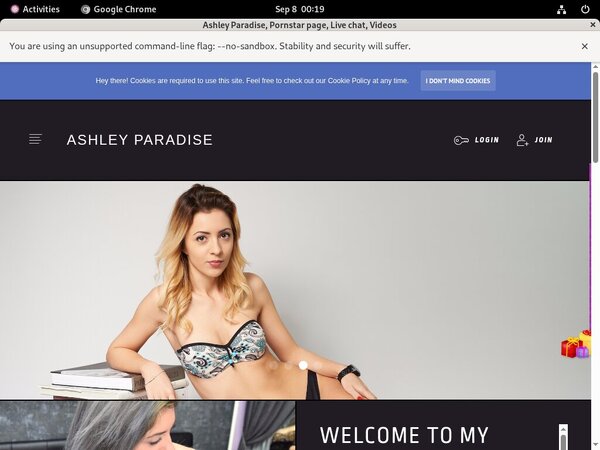 Free Ashleyparadise.modelcentro.com User