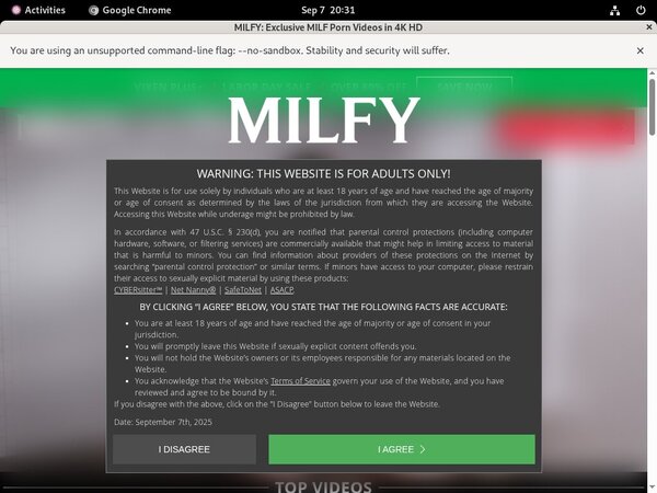 Free Milfy.com Trials