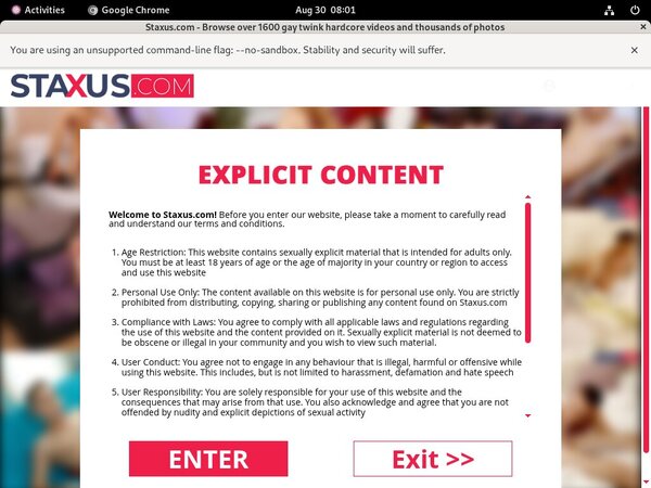 Free Staxus Coupon