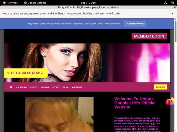 Free Unique Couple Life Sign Up