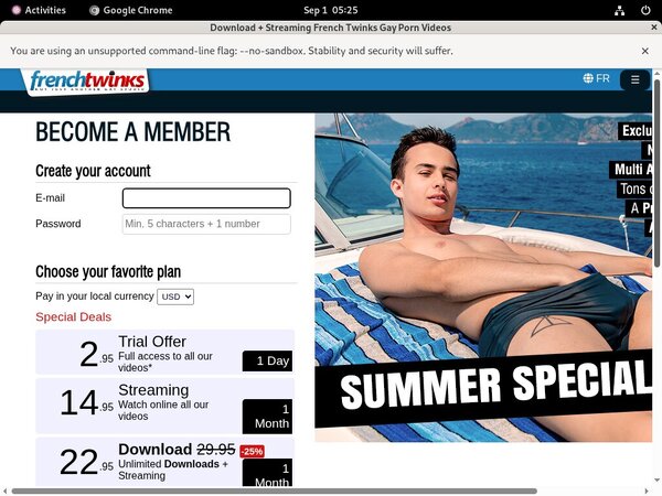 French-twinks.com Free Trial Code