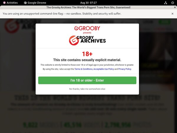 Grooby-archives.com Discount Username