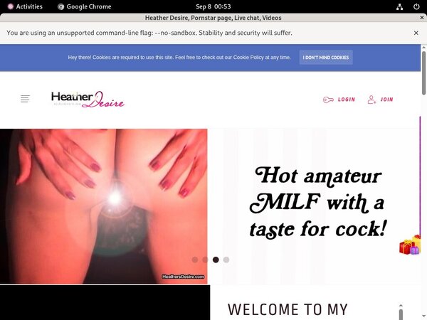 Heather Desire Member Access