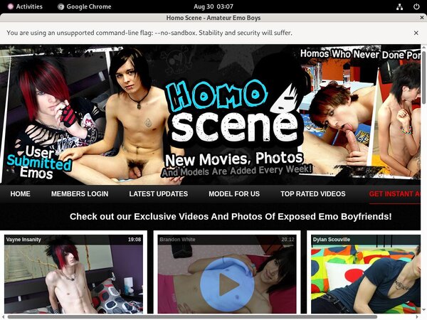 Homoscene User Name Password