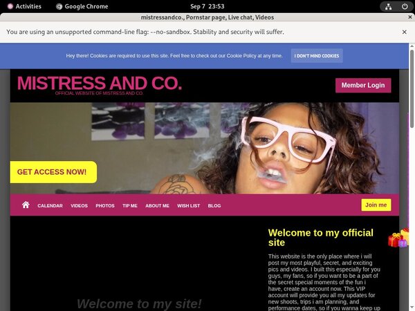 How To Get On Mistressandco. For Free