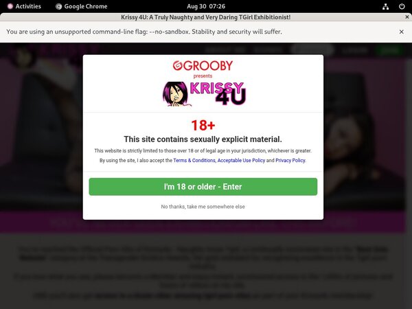 Krissy 4 U Password Accounts