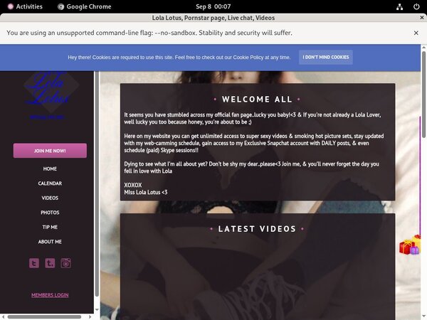 Lolalotus.modelcentro.com Premium Membership