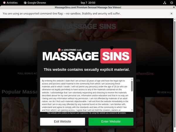 Massagesins.com Discount Rate