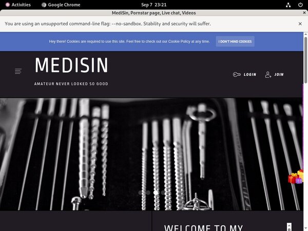 MediSin Accounts And Passwords