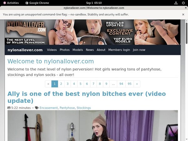 Mobile Nylon All Over Account