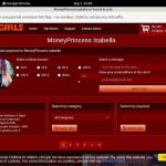 Moneyprincess Isabell Website Accounts