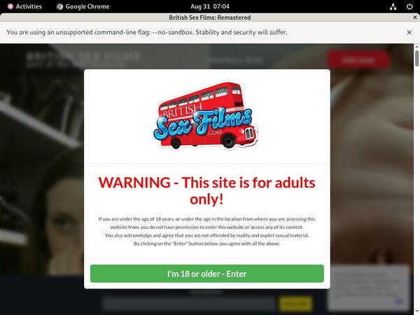 Offer British Sex Films