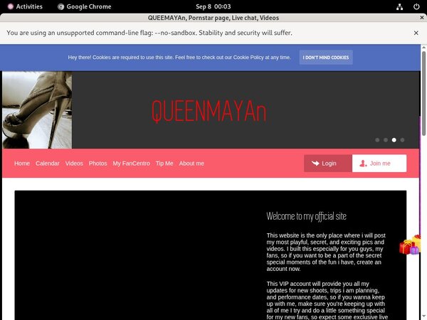 QUEEMAYAn Vendo Page