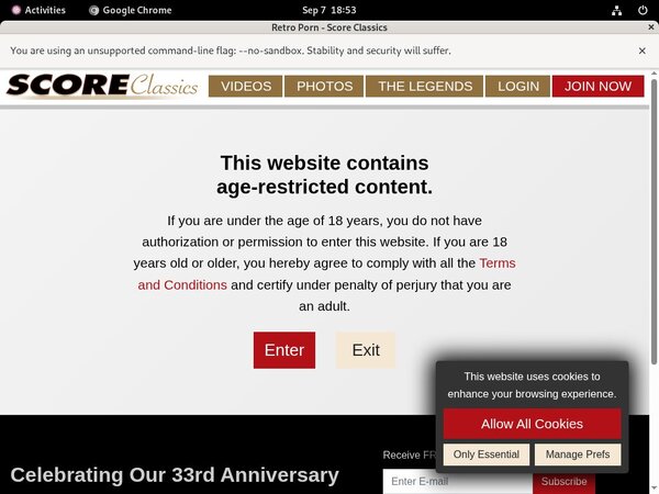 Score Classics Account Membership