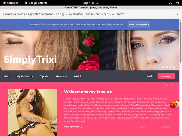 SimplyTrixi Free Account And Password