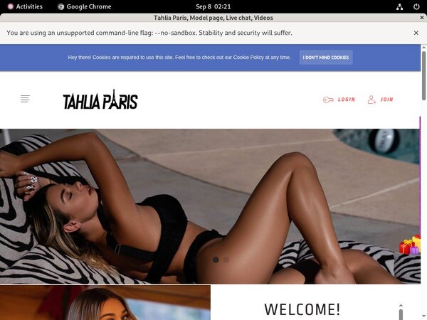Tahlia Paris Live