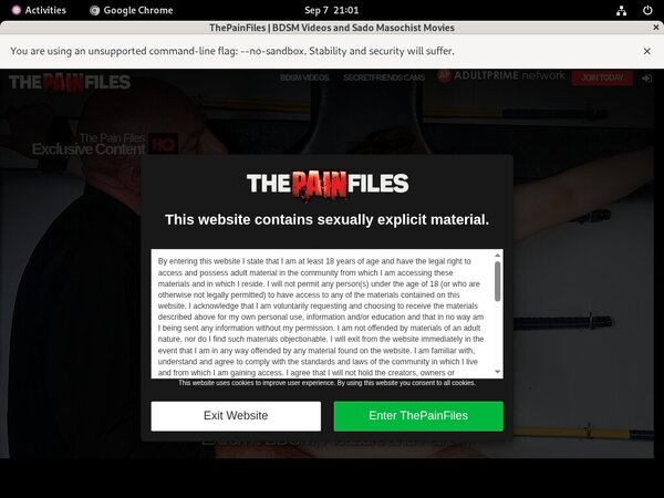 The Pain Files With Maestro Card