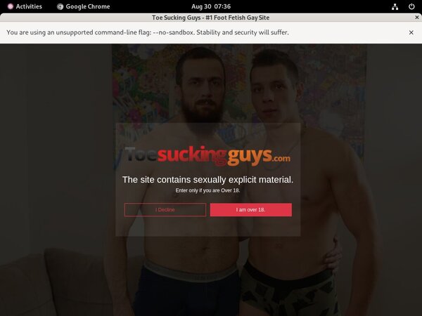 Toesuckingguys Trial Membership Offer