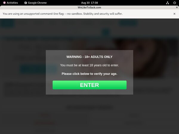 Weliketosuck.com With Visa