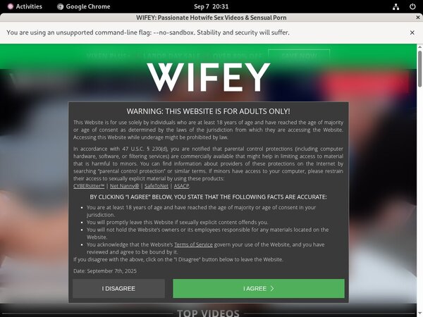 Wifey Free Trial Memberships