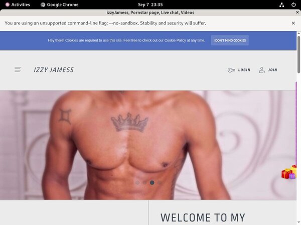 Free IzzyJamess Password