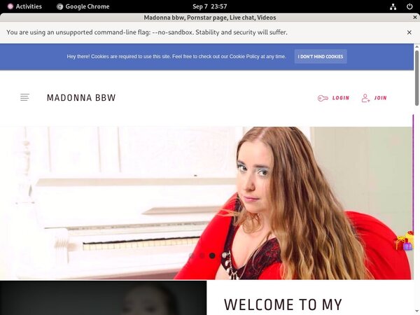 Madonna Bbw Login Details