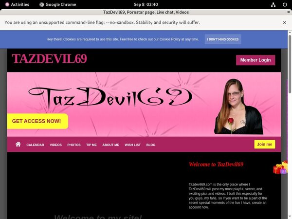 TazDevil69 Free Membership