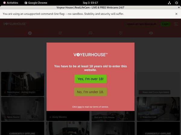 Free Password To Voyeur House