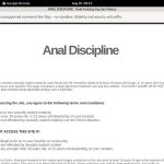 Free Login Anal Discipline