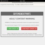 Guysinsweatpants Password 2018