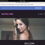 Promo Codes Alexia Cage